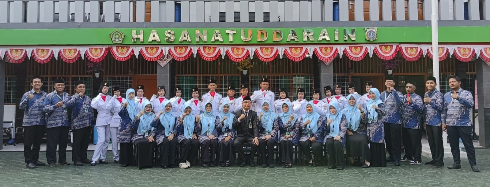 Apresiasi dan Terima Kasih untuk Paskibra MTs Hasanatuddarain